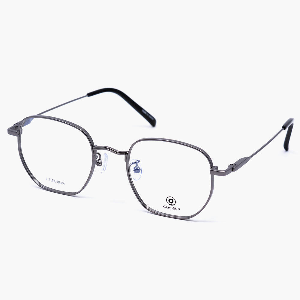 GLASSUS 글라스우스 남여공용 베타티타늄 안경테 H1122 C3 그레이